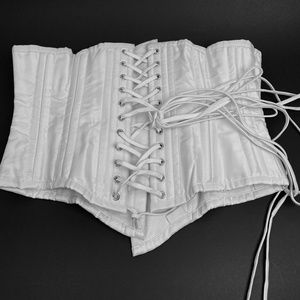 Playgirl White Label White Steel-Boned Underbust Corset 30-inches [nwot]